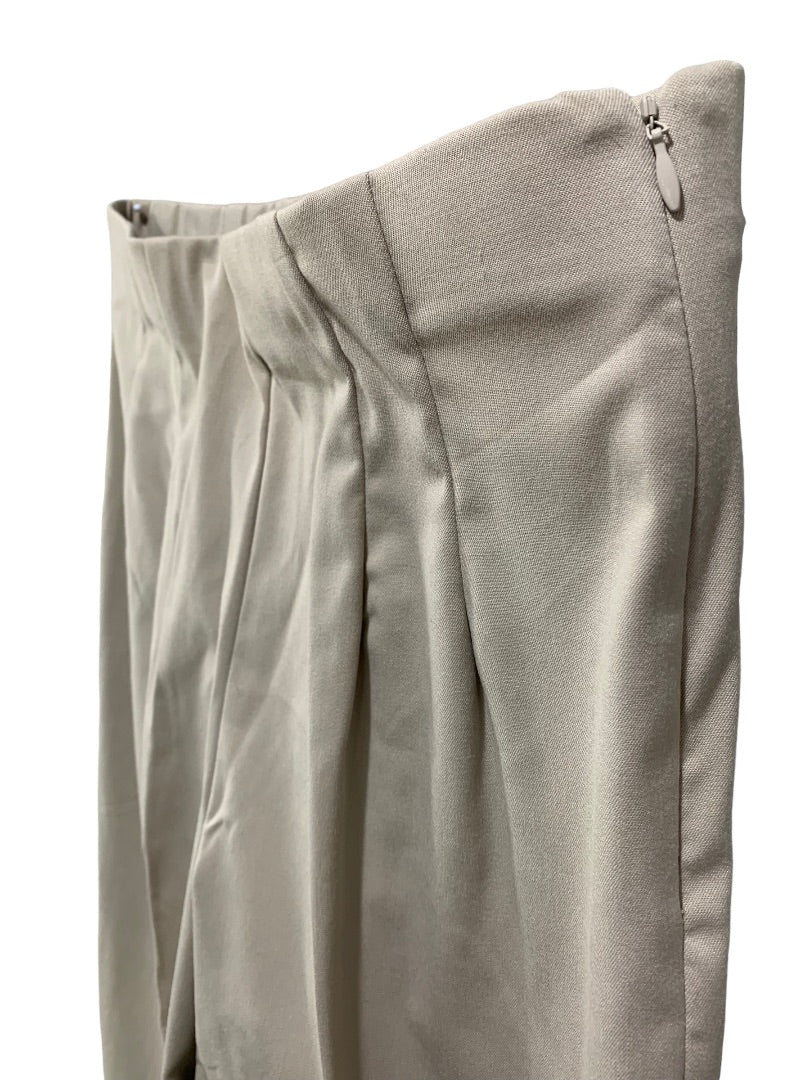 Size 12P Briggs Petite Women's New Stretch Khakis Back Zip Elastic Waist