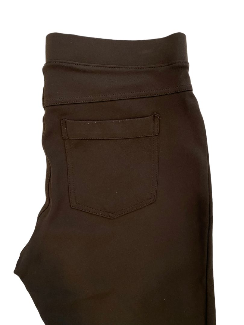 Medium Hue Dark Brown Soft Leggings No Pockets