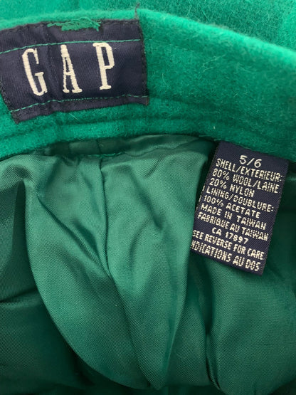 Size 5/6 Gap Vintage 1980s Kelly Green New Women's Wool Blend Lined Pants