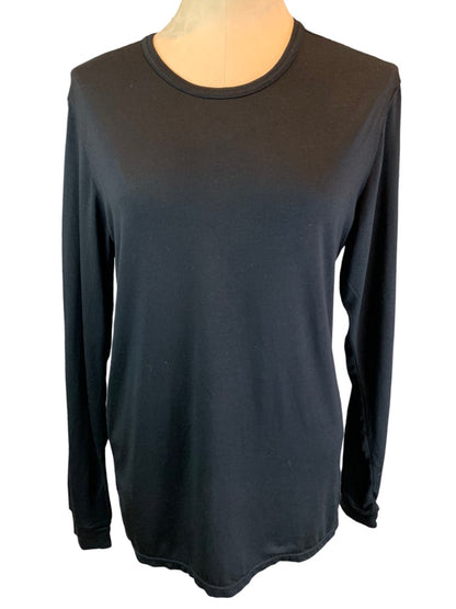 Medium 32 Degrees Heat Women's Black Base Layer Long Sleeve Top