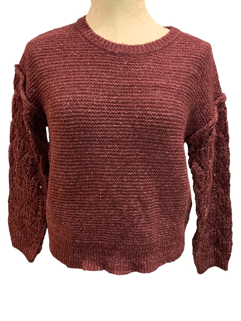 Medium Knox Rose New Merlot Sweater Women's Waist Length Soft