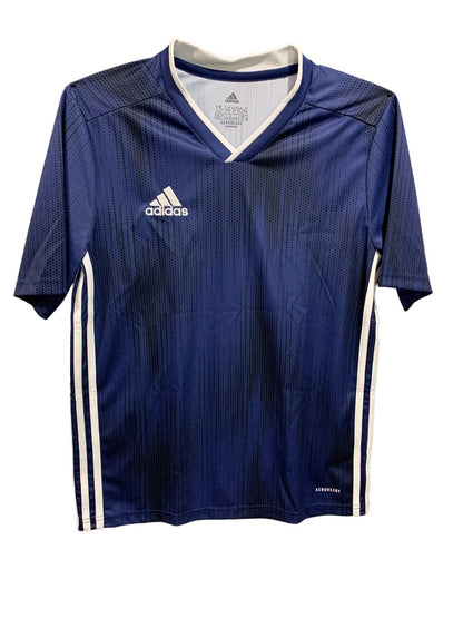 Large Adidas Youth Tiro 19 Jersey Navy Blue DP3180 White Trim