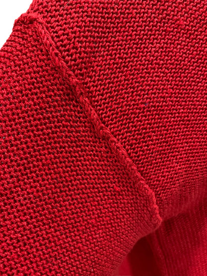 Medium Lauren Ralph Lauren Women's Red Linen Sweater Rollneck