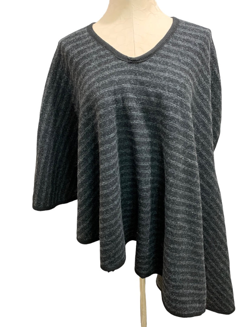 One Size Life is Beautiful Women's Sweater Poncho New Arm Hole