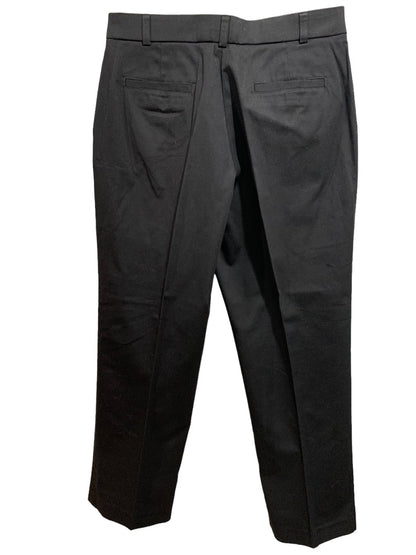 Size 10 Briggs New York Women's Black Chino Style Pants Stretch Cottton