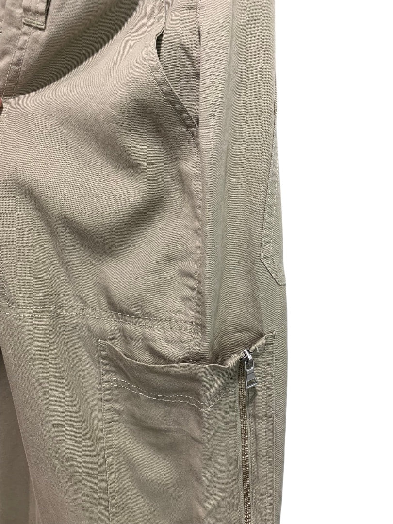 Small TAGS Soft Lightweight Cargo Pants Women's New Tan Tencell