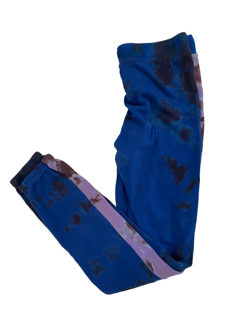 Medium NWT WildFox Blue Purple Joggers Tie Dye