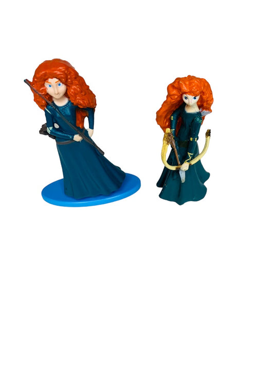 Disney Pixar Brave Figurines Set of 2 Merida 2.5"h