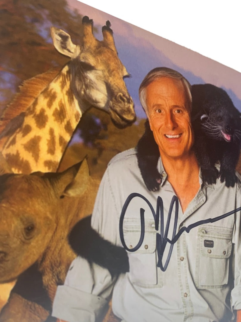 Jack Hanna Autograph Signed 5" x 7" Postcard Photo Columbus Zoo