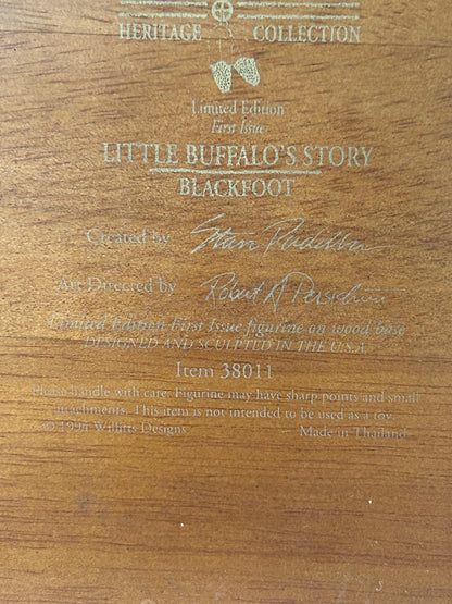 Native American Heritage Collection Little Buffalo's Story Blackfoot Stan Padilla 38011