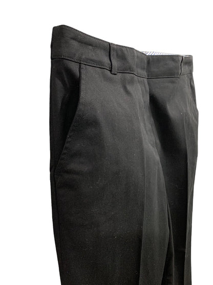 Size 10 Briggs New York Women's Black Chino Style Pants Stretch Cottton