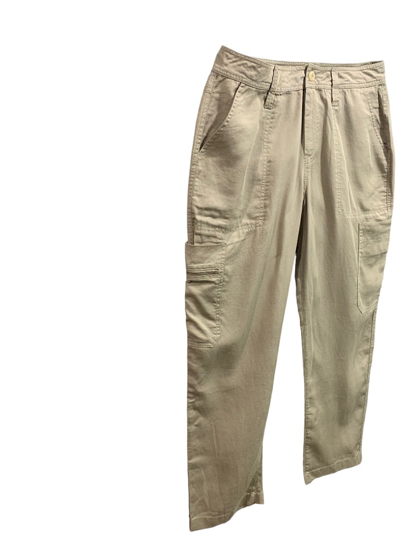 Small TAGS Soft Lightweight Cargo Pants Women's New Tan Tencell