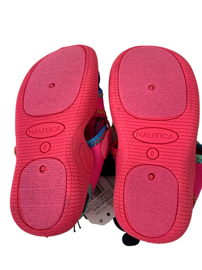 8 Nautica Little Kids Pink Water Shoes Sport Sandals Kettle Gulf