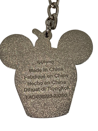 Disney Micky Mouse Cupcake Keychain Key Ring Metal Silvertone