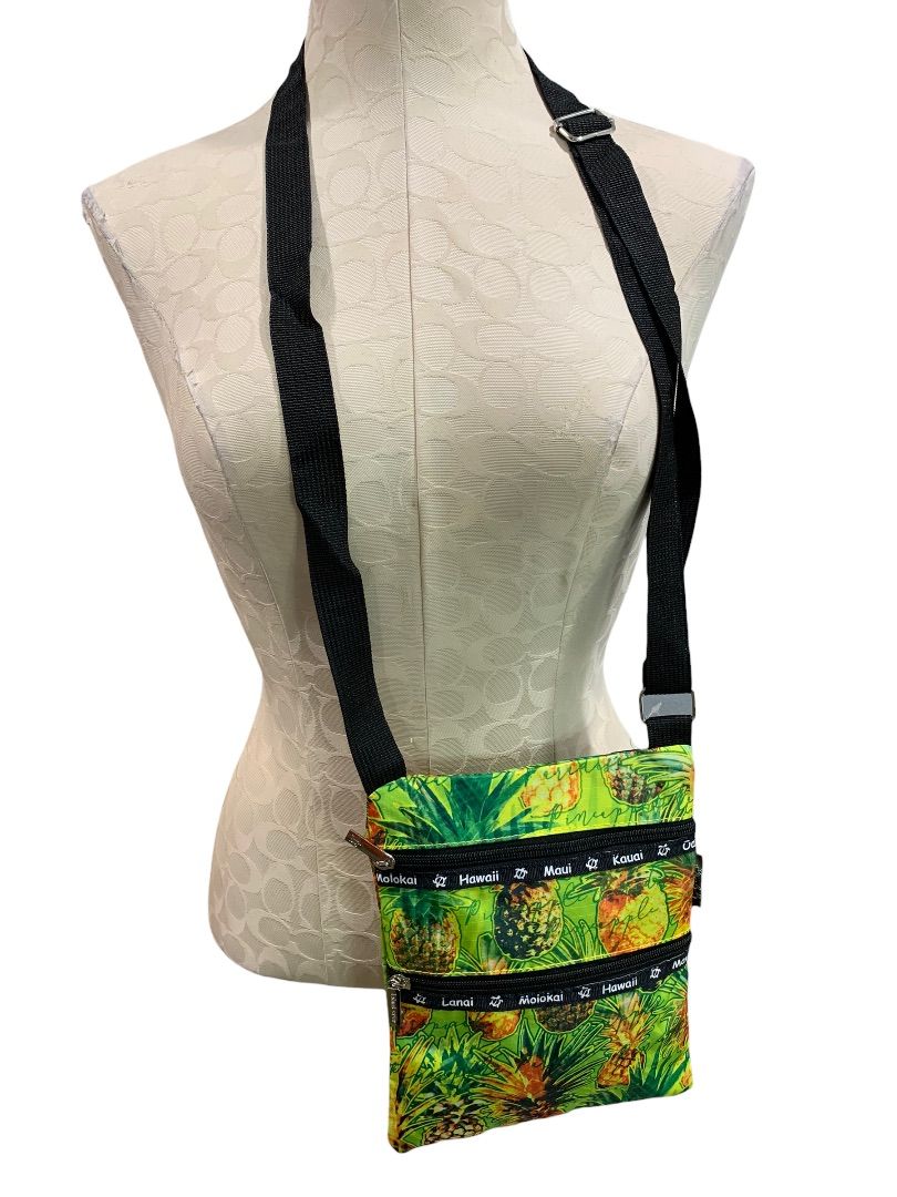 CCo Islands Crossbody Hawaii Pineapple Print New Travel Bag Purse