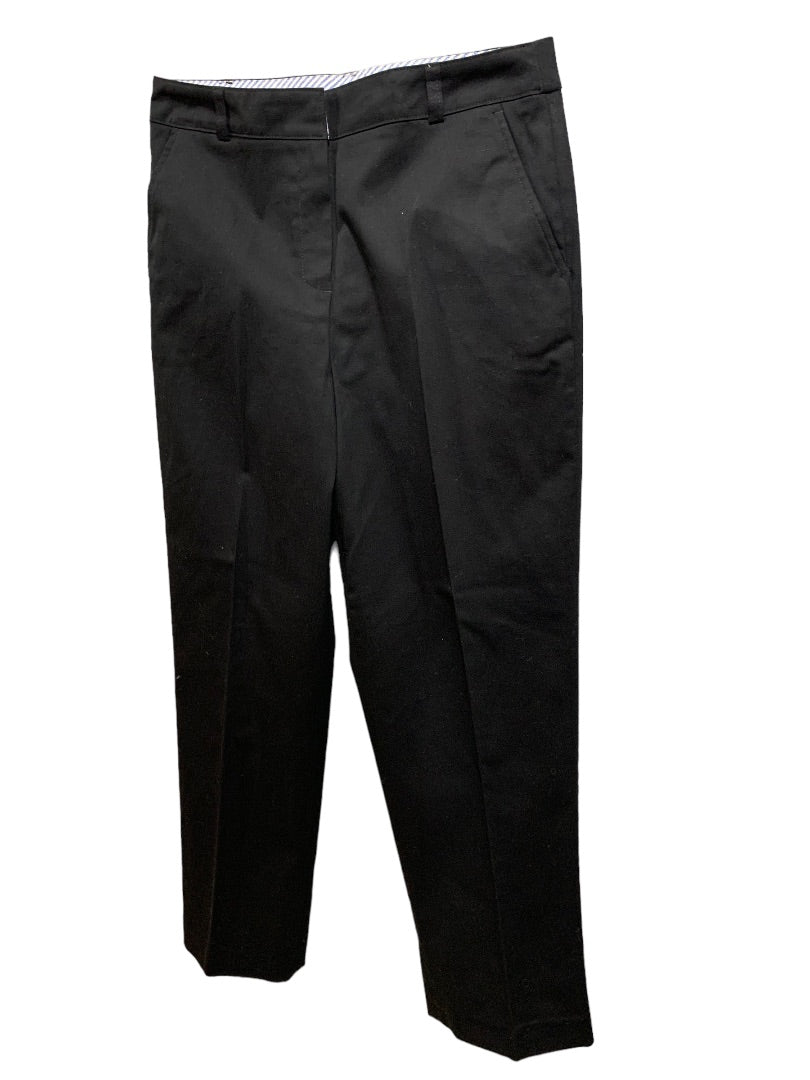 Size 10 Briggs New York Women's Black Chino Style Pants Stretch Cottton