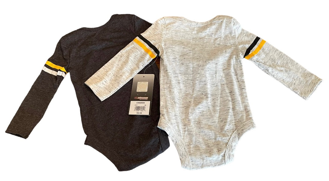 3-6 mos Colosseum Infants North Carolina Appalachian Mountaineers One Piece Set of 2