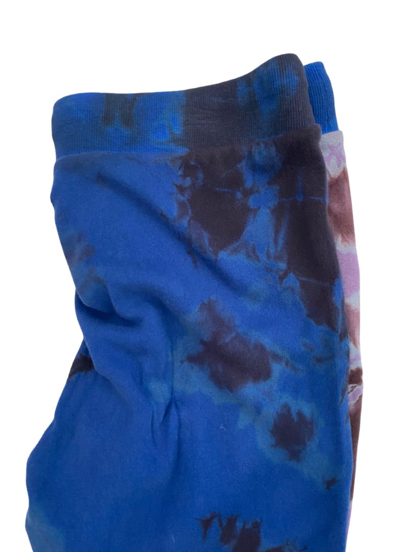 Medium NWT WildFox Blue Purple Joggers Tie Dye