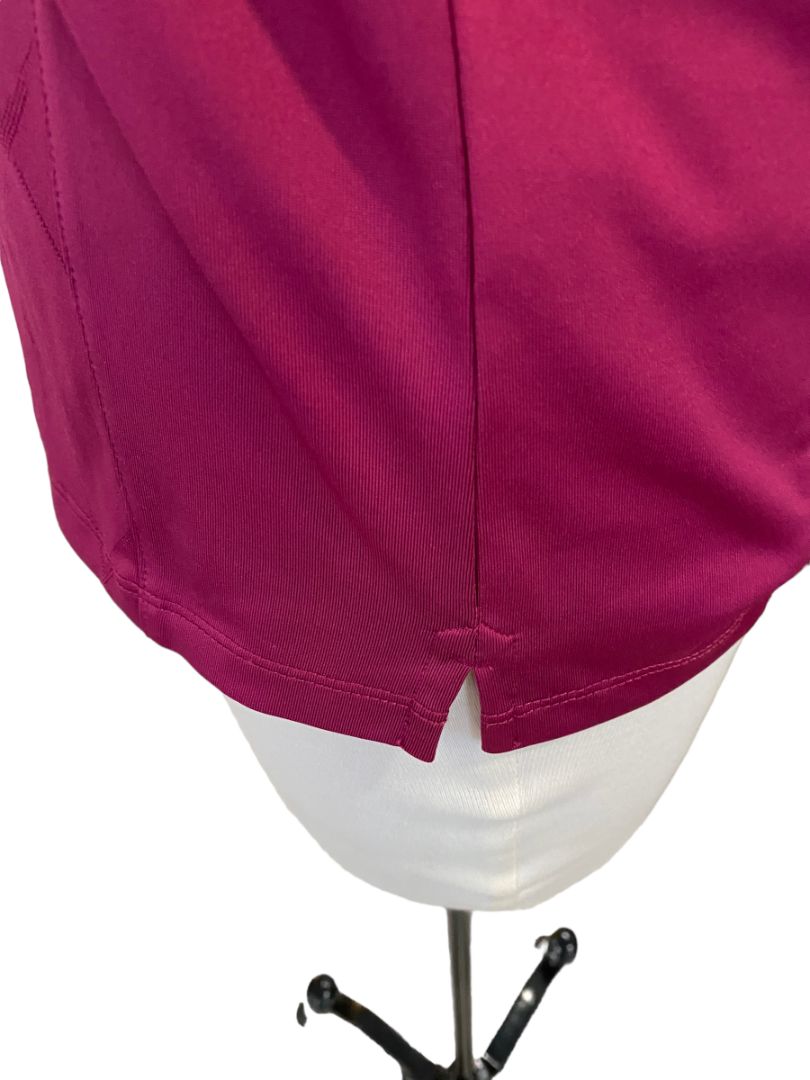 Medium Callaway Women's Magenta Golf Shirt Collard