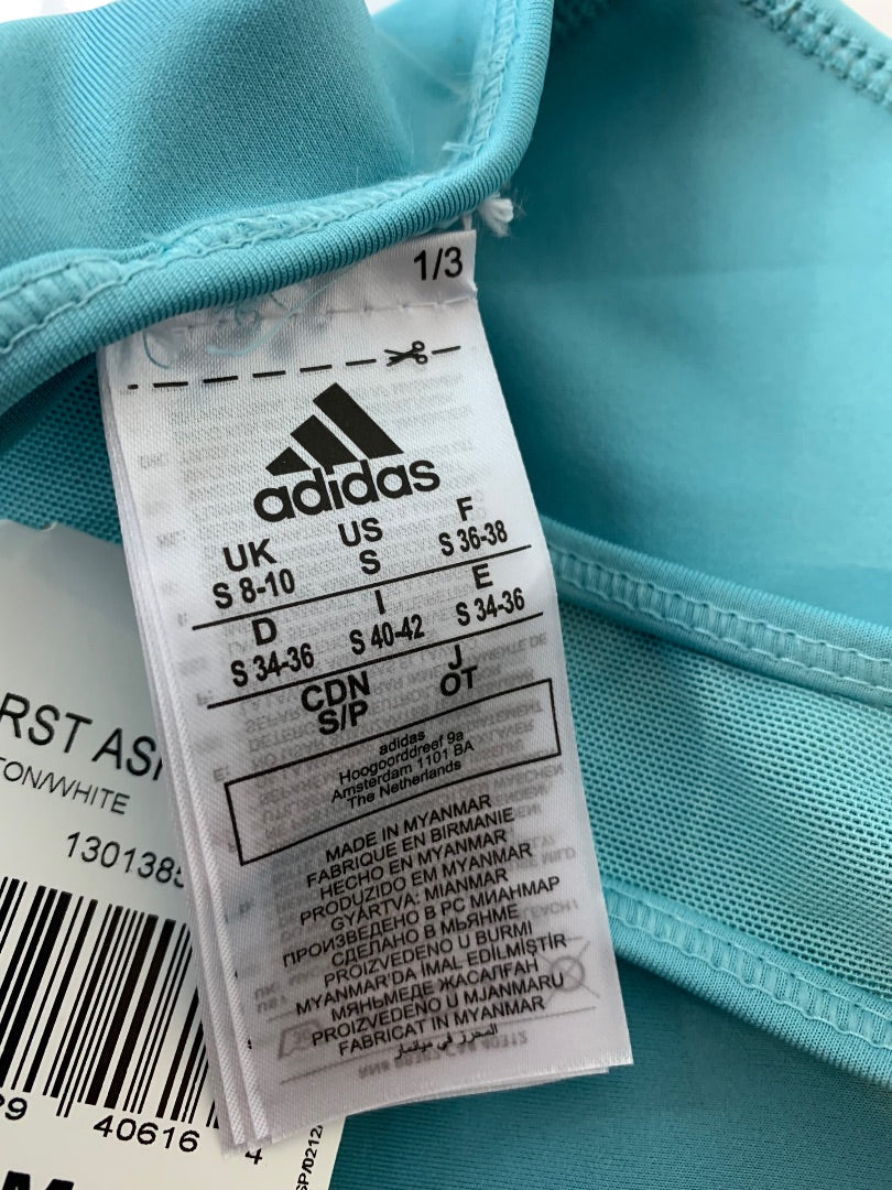 Medium Adidas Don't Stop Alphaskin New Sports Bra Mint Green Medium Support GU7050