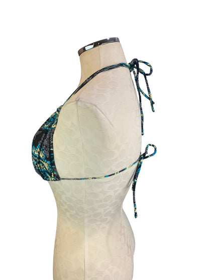 Medium Kaligirlz Women's Bikini Top Swim Wear Padded Tie Closure