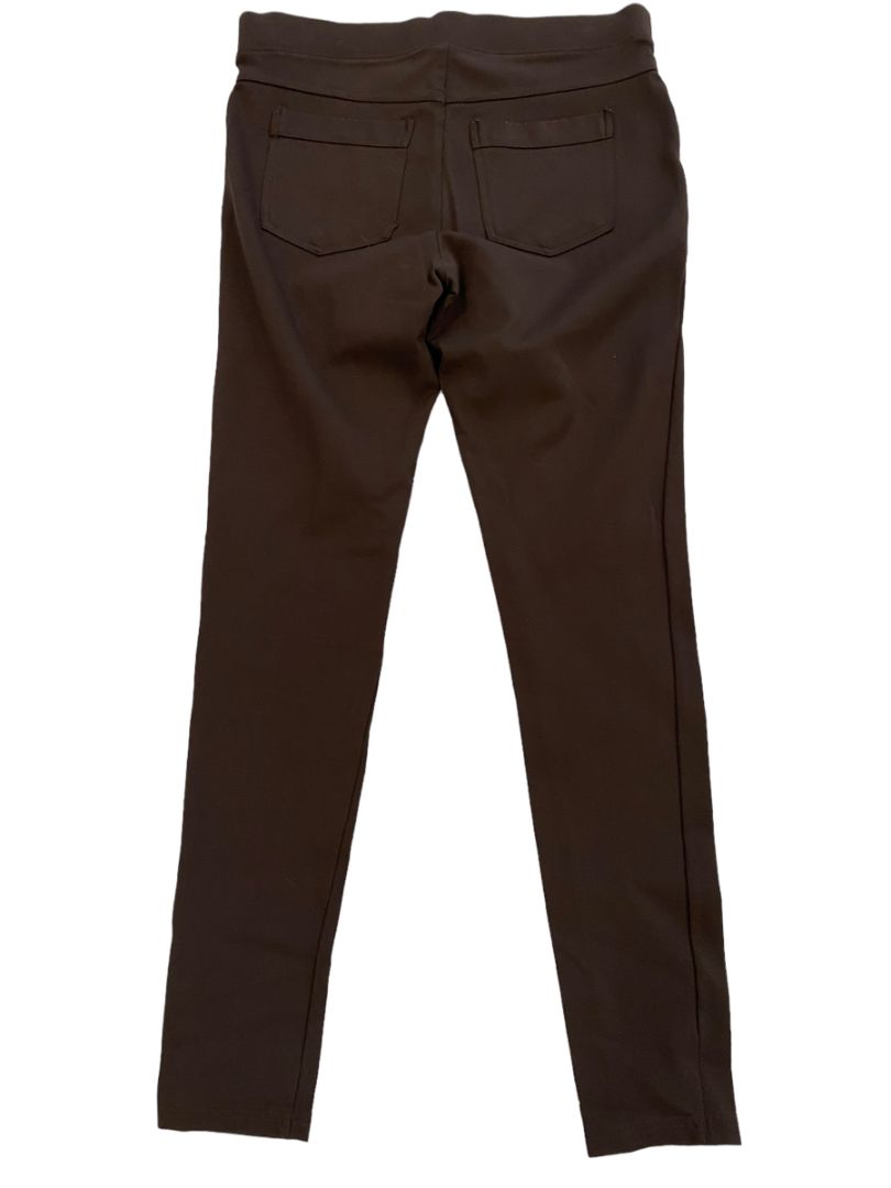 Medium Hue Dark Brown Soft Leggings No Pockets