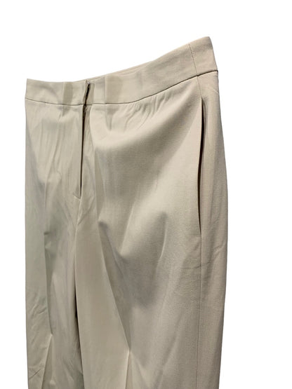 Size 14P Talbots Petites Stretch Women's Tan Dress Pants 1990s Vintage