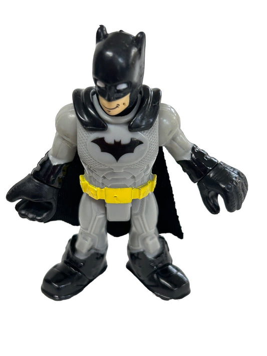 Fisher-Price Imaginext DC Super Friends Batman Gray Yellow Action Figure (S14)