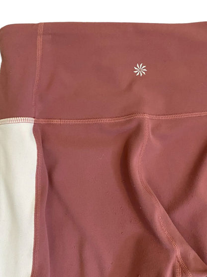 Small Athleta Mauve Pink and Beige Leggings