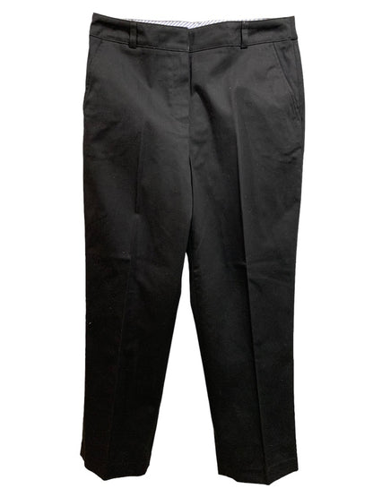 Size 10 Briggs New York Women's Black Chino Style Pants Stretch Cottton