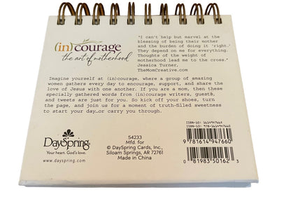 The Art of Motherhood (in)courage Everyday Inspirations Perpetual Calendar