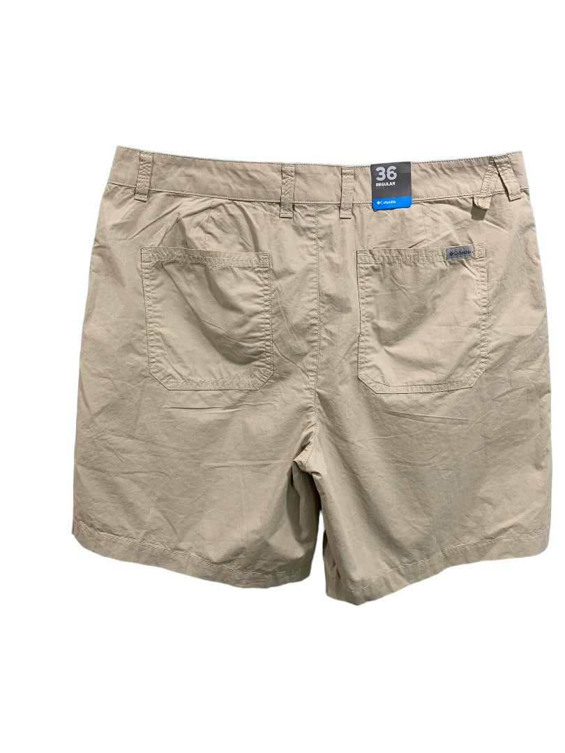 Size 36 Columbia Men's Tan Lightweight 8" Inseam