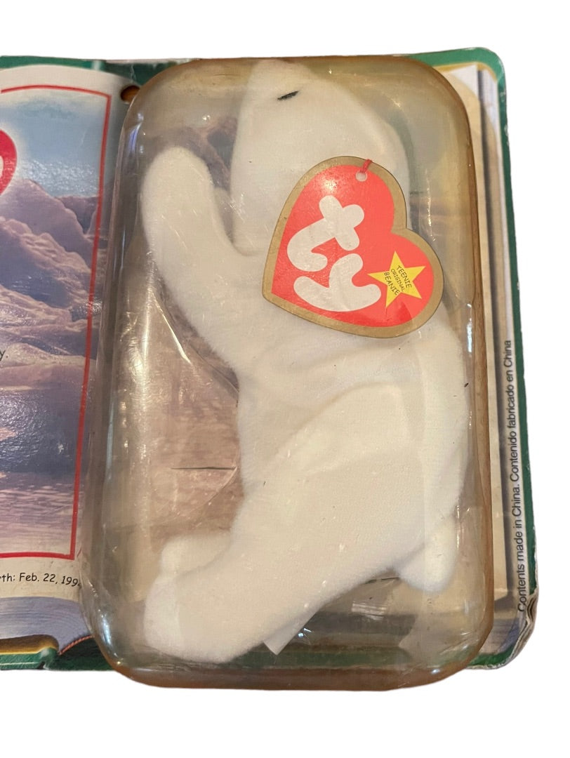 Chilly The Polar Bear Ty Teenie Beanie Baby Legends McDonald's 1994