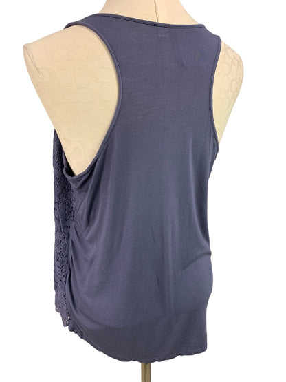 XL Lauren Conrad Junior Women's Soft Rayon Lace Front Tank Sleevless Pullover Shell