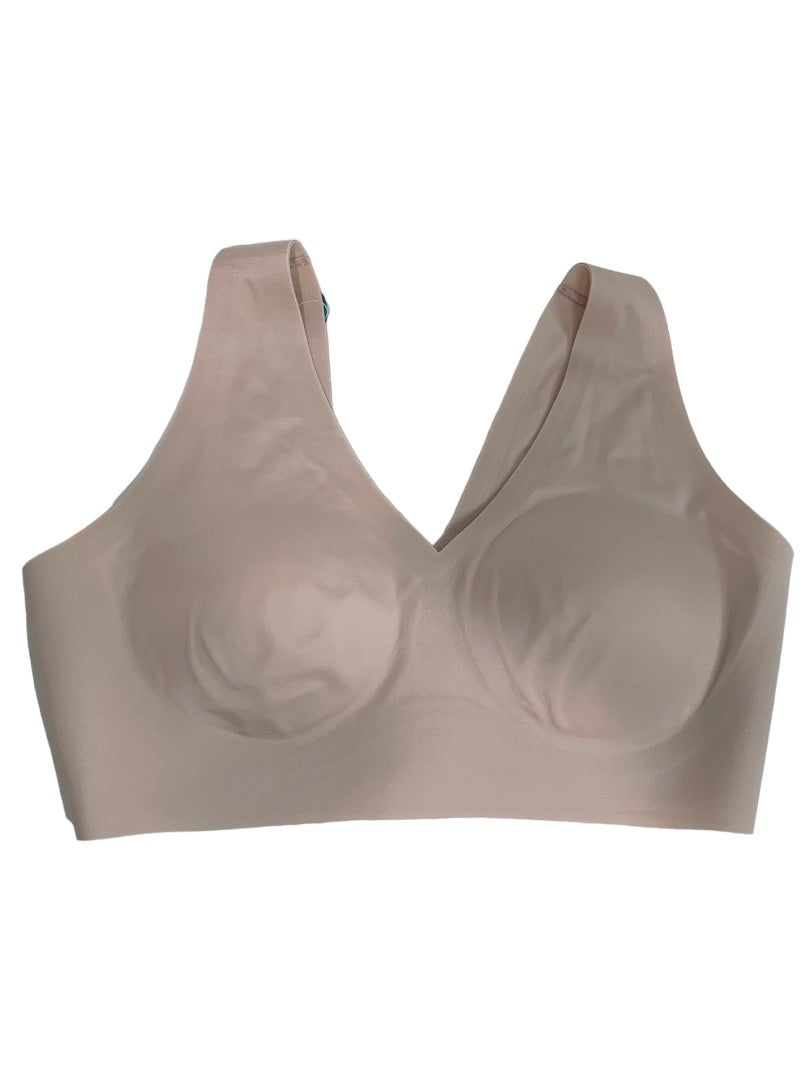 Medium Vanity Fair New Sleek Smooth Wireless Pullover Bra Beige 72037