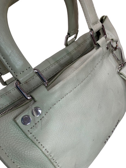 Ted Baker Hickory Stab Stitch Mint Green Leather Bag Rough Condition