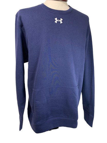 XL Under Armour Men's New Hustle Fleece Crew Sweatshirt 1302159 Loose Fit