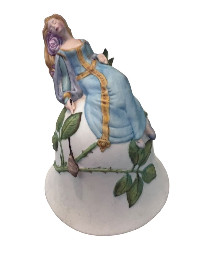 Sleeping Beauty Disney Bell Figurine Trina Hyman Franklin Porcelain Studios 1984