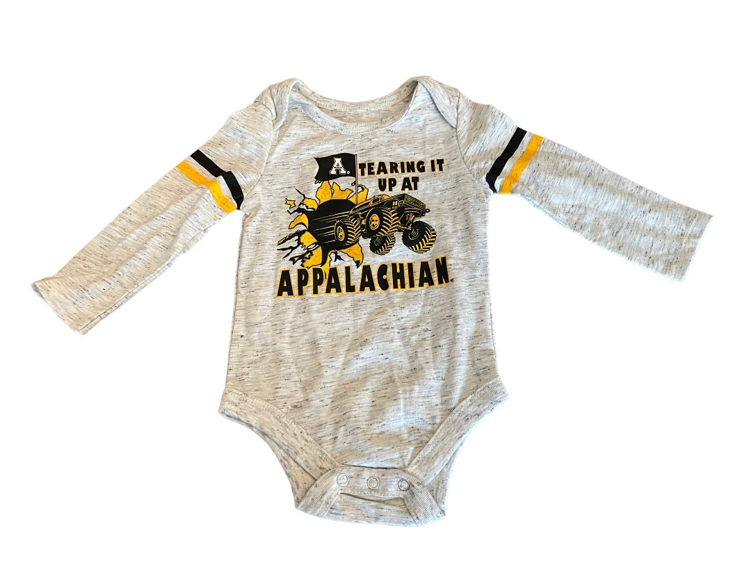 3-6 mos Colosseum Infants North Carolina Appalachian Mountaineers One Piece Set of 2