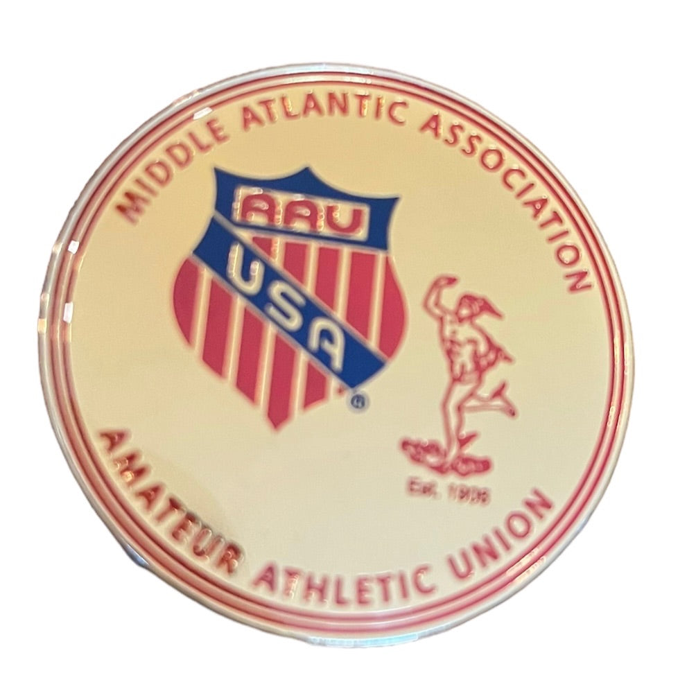 Middle Atlantic Amateur Athletic Association AAU USA Goldtone  1.75" Lapel Pin