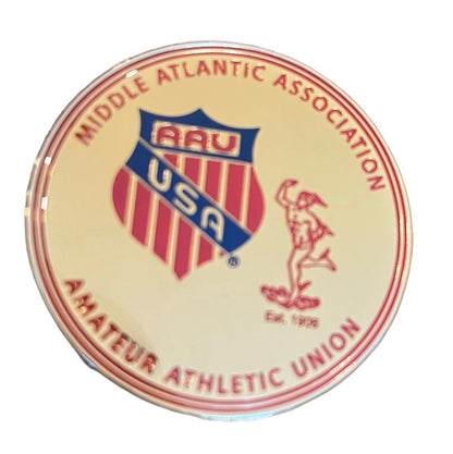 Middle Atlantic Amateur Athletic Association AAU USA Goldtone  1.75" Lapel Pin