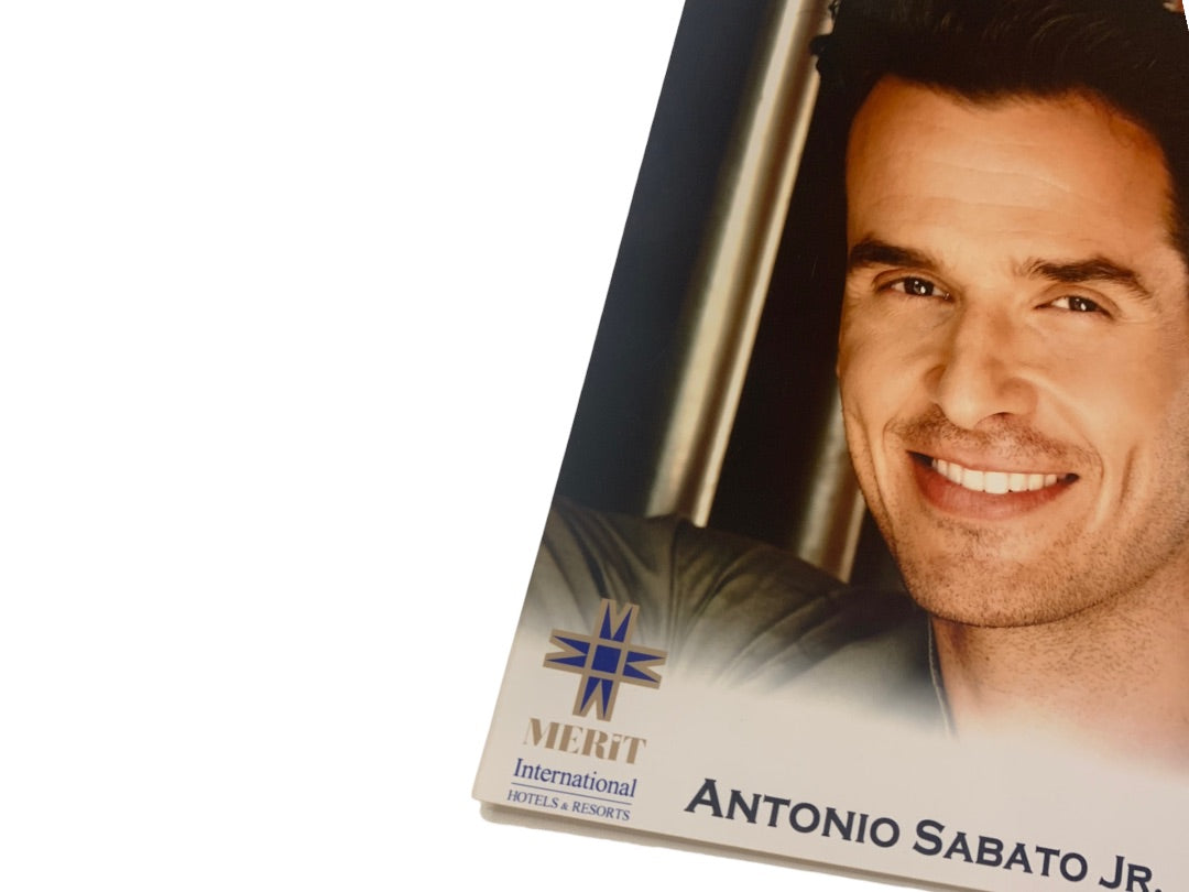 Antonio Sabato Jr. Promotional Photo for Merit International Hotels Glossy 6x8.5