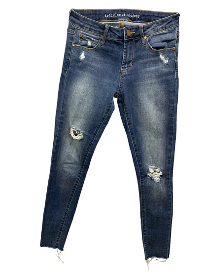 25 Articles of Society Women's Distressed Skinny Jeans Stretch Denim 5350PL