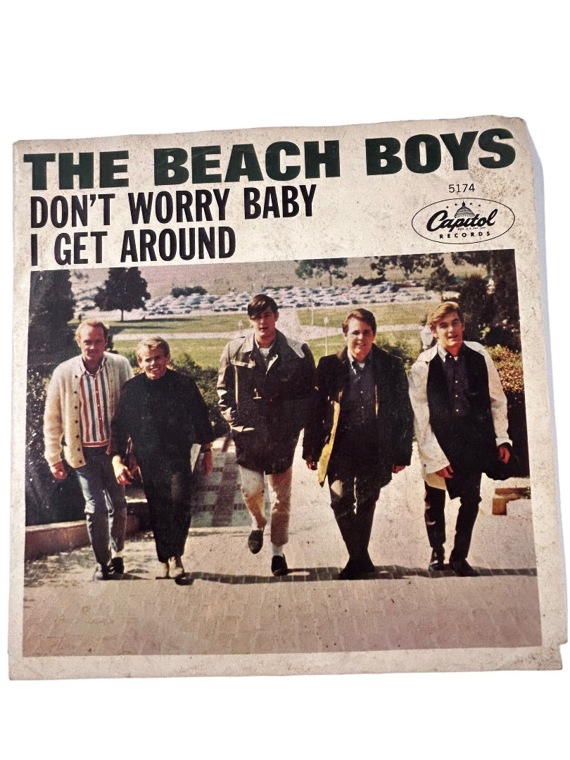 The Beach Boys 45 Single 5714 Capital Records I Get Around Don't Worry Baby