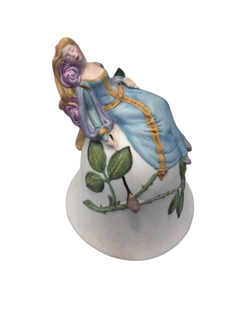 Sleeping Beauty Disney Bell Figurine Trina Hyman Franklin Porcelain Studios 1984