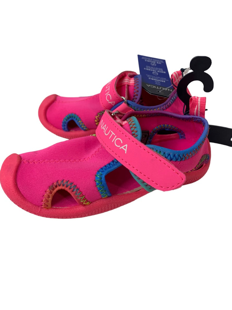 8 Nautica Little Kids Pink Water Shoes Sport Sandals Kettle Gulf