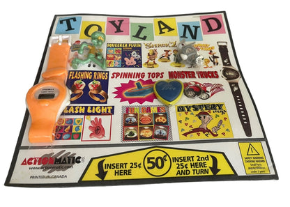 Toyland Actionmatic LTD Printed in Canada Toys Prize Card