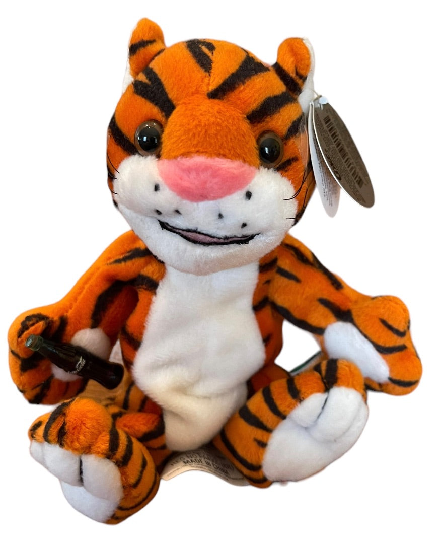 Coca Cola International Collection Curry the Tiger India 7" Plush 1998 Beanie