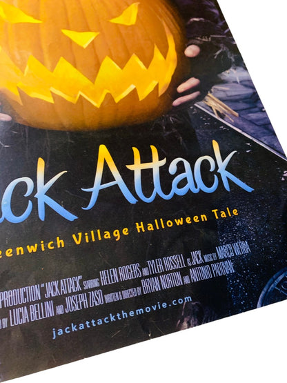 2013 Jack Attack Movie Promotional Poster Signed Bryan Norton Autographed 17x11