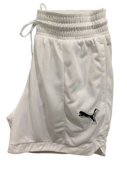 Small Puma Women's New White Foundation Shorts 539945 02 Pull On